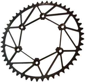 50 Tooth Black Steel Rear Sprocket - For CR, CRF, & XR