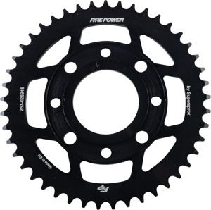 Fire Power Rear Steel Sprocket 45T Black For Honda XL125 XL185 XR185 - 45 tooth rear steel sprocket For Honda XL125 XL185 XR185