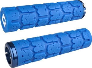 ODI Rogue 2.1 Lock-On Grips Blue 7/8 in. Bars Watercraft - Large diameter soft lock-on grips for 7/8 in. bars