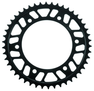 BikeMaster Rear Steel Sprocket 525 43T Black For Honda - 525 pitch 43 tooth rear sprocket For Honda
