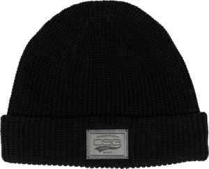 DSG Cap Knit Beanie Black Womens - Warm knit beanie for women in black
