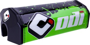 ODI Oversized Handlebar Pad Green Black - High-density foam bar pad in green/black
