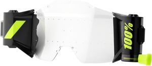 100% Accuri Strata Forecast Junior Roll-Off System Youth Yellow Black - Roll-off system for Accuri/Strata Junior goggles