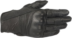 Mustang V2 Leather Motorcycle Gloves Black 3X-Large