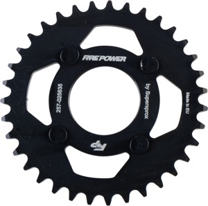 Fire Power Rear Steel Sprocket 35T Black For Honda XR75 XR80 XL80S CT70