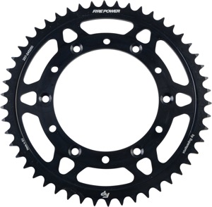 Fire Power Rear Steel Sprocket 50T Black For Honda XR XL Models - 50T rear steel sprocket fits Honda XR XL models