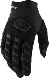 100% Youth Airmatic Gloves Black/Charcoal - Youth XL