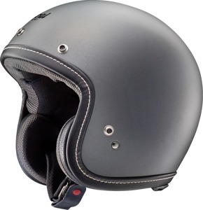 Arai Classic-V Helmet Gun Metallic Frost M - Classic open-face helmet in Gun Metallic Frost
