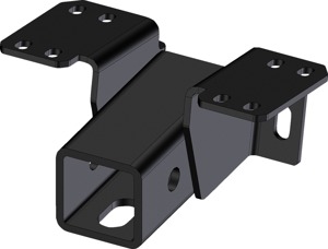 KFI 2" Front Receiver Hitch Black For 20-23 Yamaha Wolverine X2/X4