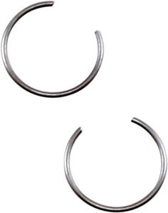 Wiseco 18mm Round Wire Pin Locks Retaining Clip Pair CW18