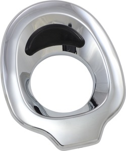 Show Chrome Key Accent with Rubber Chrome Fits GL1800 2001-2005