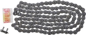 RK 420MXZ Drive Chain 126 Link Natural Non-Seal - 126-link 420 chain for bikes up to 150cc