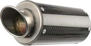 Carbon Fiber MGP Growler Slip On Exhaust - For 08-12 Kawasaki Ninja 250R