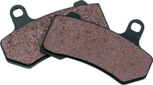 TwinPower Organic Brake Pads Front and Rear For 08-Up Touring 06-17 V-Rod - Organic brake pads for 08-Up Touring, 06-17 V-Rod