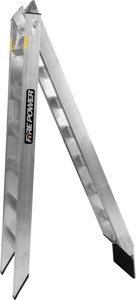 Fire Power Folding Runway Ramp 79in x 9.5in x 7.5in - Folding aluminum ramp, 750lb capacity, 79in length