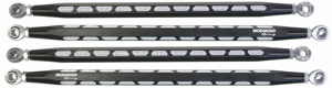 Modquad Extreme Hex Radius Rods Black 10mm Fits 14-17 Polaris RZR XP