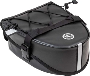 Giant Loop Klamath Tail Rack Pack 4L Black Motorcycle Tail Bag - 4L zipperless tail bag for virtually any motorcycle