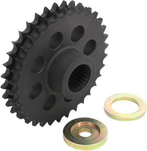 Drag Specialties 34T Compensator Delete Sprocket Black Fits 07-17 HD