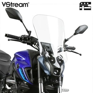 VStream Clear 17.5" Windshield by National Cycle Fits Yamaha MT-07 2021+