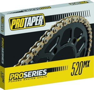 ProTaper Pro Series 520 Racing Chain 120L - Forged 520 chain, 120 links, gold finish