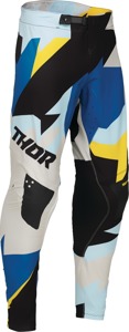 Thor Sportmode Brave Pants Blue Men's Size 32 - Breathable stretch motocross pants in Blue, size 32