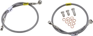 Stainless Steel Front Brake Line Kit - 2 Lines - For 01-02 Suzuki GSXR1000