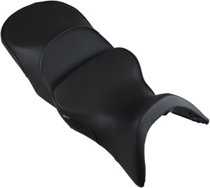 Sargent World Sport 2-Up Low Seat CarbonFX Black Fits R1200RT