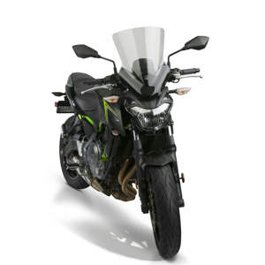 VStream Light Smoke Mid Windshield by National Cycle - Fits Kawasaki Z650