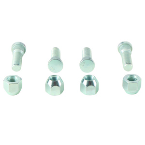QuadBoss Wheel Stud & Nut Kit For 13-15 Polaris Brutus HD - Fits 13-15 Polaris Brutus HD PTO front wheels