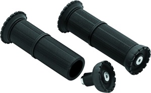 Kuryakyn Riot Universal Grips 7/8in Satin Black