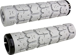ODI Rogue 2.1 Lock-On Grips Gray/Black 33.5mm - Large pad design, shock absorption, Lock-On system