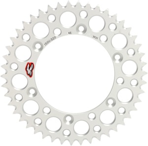 Renthal Ultralight 46T Rear Sprocket Silver 520 For 99-24 Yamaha YZ/WR