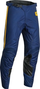 Thor Hallman Legend Pants Navy Yellow Men's Size 28 - Men's off-road pants in navy/yellow, size 28