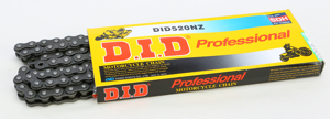 DID Super 520NZ 100 Link Non O-Ring Motorcycle Chain - 100 link 520 pitch non O-ring chain
