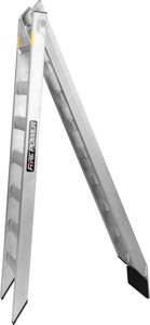 Fire Power Folding Runway Ramp 92in x 9.5in x 7.5in - Folding aluminum ramp, 92in x 9.5in x 7.5in, 750lb load