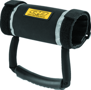QuadBoss Reflective Grab Handle - Black - Ergonomic grab handle for UTV roll cages