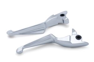 Kuryakyn Boss Blades Lever Set Chrome Fits 17-Up Harley Touring
