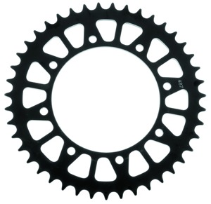 BikeMaster Rear Steel Sprocket 520 43T Black For Kawasaki - Steel 520 43T rear sprocket For Kawasaki