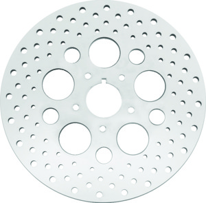 Bikers Choice Front Drilled Stainless Brake Rotor 11.5in For 84-99 Big Twin XL