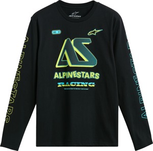 Alpinestars Ayess LS CSF Tee Black Medium Men's Long Sleeve Shirt - Men's long sleeve black tee, size medium