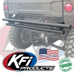 KFI Rear Bumper Black Kawasaki Mule Pro MX - Steel rear bumper For Kawasaki Mule Pro MX