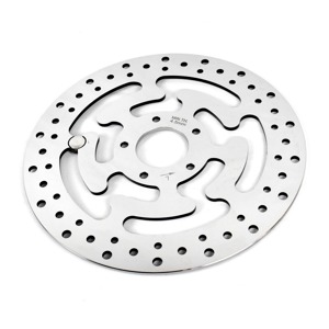 Biker's Choice Front Brake Rotor LH Polished 11.8in Fits Harley-Davidson