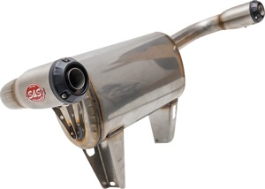 S&S Powertune XTO Slip On Exhaust Muffler Stainless Fits 17+ Maverick X3