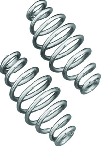 Bikers Choice 5 Inch Chrome Solo Seat Springs Universal Custom - 5 in. chrome solo seat springs, universal fit