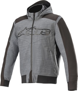 Black & Gray Rhod Armored Hoodie Jacket Small