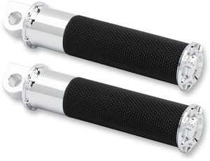 Arlen Ness Fusion Foot and Shift Pegs Chrome Beveled Footpegs
