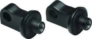 Kuryakyn Splined Peg Adapter XL Satin Black (Pair)