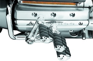 Ergo II Dually ISO Pegs With Long Arms Chrome - For Honda Gold Wing GL1800