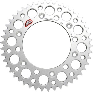 Renthal Ultralight 46T Rear Sprocket Silver 520 Chain For 96-04 XR400R