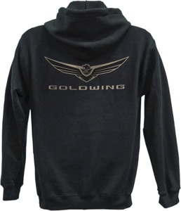 Factory Effex Gold Wing Icon Zip Hoody Black Men's Medium